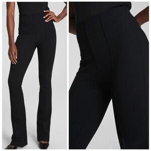BNWT Spanx Black Ponte boot cut Pants SMALL